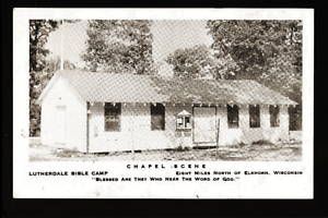 Elkhorn Wisconsin Wi 1940s Lutherdale Bible Camp Chapel