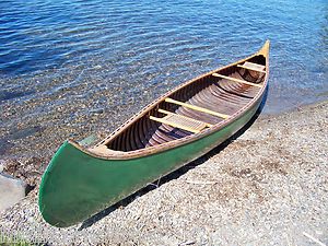 Antique 1922 Old Town Charles River 16 Canoe