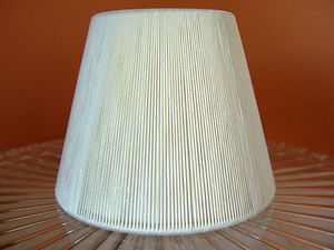 Pleated Gold Chandelier or Lamp Shade Clip on New