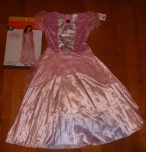 Girls Pink Charmed Princess Gown Costume Dress Up Size 4 6 6 8 10 12 