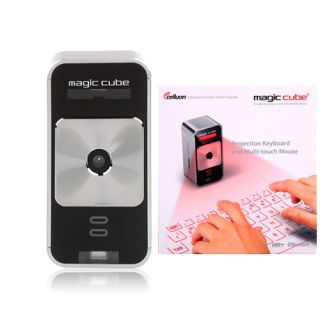 New Celluon Magic Cube Laser Projection Virtual Keyboard and Touchpad 