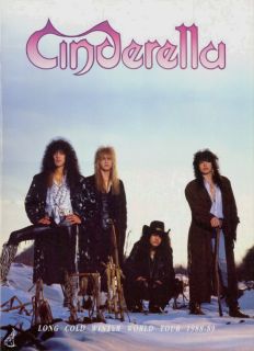 Cinderella 1988 Long Cold Winter Tour Concert Program Book
