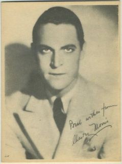 Chester Morris Vintage 1920s Kashin Movie Star Big Card