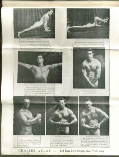 Charles Atlas Body Building Exercise 1 Instruction 30s