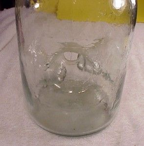 Vintage Glass Checotah Oklahoma Camp Minnow Trap Pat Pending Scarce 