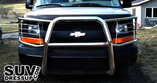 03 07 06 Chevy Express Van Grill Grille Guard Bull Bar