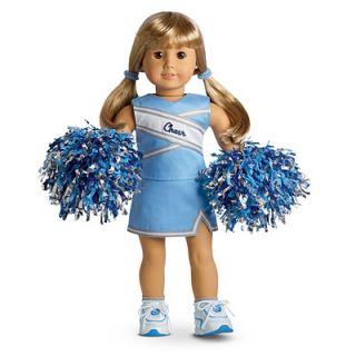   JLY MYAG Go Team Cheer Cheerleading Outfit for Dolls Poms Gear