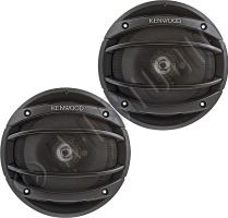 Kenwood KFC 1664s Car Audio 6 5 inch 3 Way 180W Power Speakers Set 