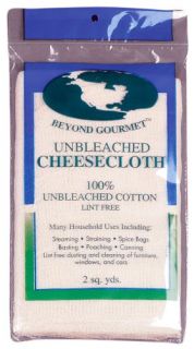 Beyond Gourmet Unbleached CHEESECLOTH Straining Basting Canning 