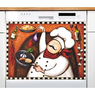 Kitchen Decor Dishwasher Magnet Fat Chef Coffee or Rooster Designs 
