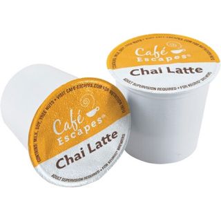 Keurig Cafe Escapes Chai Latte Specialty Tea 16 K Cups