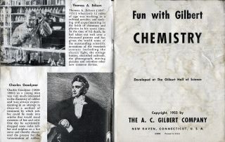 Gilbert Chemistry Set Experiment Book Science Inventor