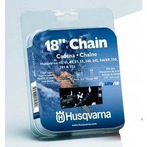 Husqvarna 18 Chainsaw Chain Models 41, 45, 49, 51, 55, 340, 345