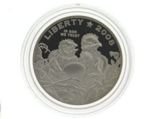 2008 s US Bald Eagle Commemorative Half Dollar $1 2 Proof Clad Coin w 