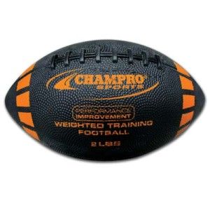 CHAMPRO WEIGHTED FOOTBALL 2 LBS OFFICAL SIZE NEW