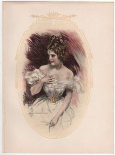 Howard Chandler Christy Art 1906 Beautiful Woman