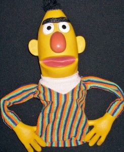 Vintage Sesame Street Bert Puppet 1973 Bert Ernie Jim Hensons Muppets 
