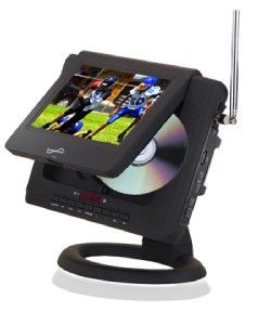   supersonic sc 491 7 portable tv with dvd player atsc tuner usb sd card