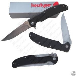 Kershaw Chill Folding Knife G 10 Handle Plain Edge 3410