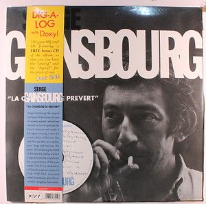 Serge Gainsbourg La Chanson de Prevert Rock Pop Vinyl LP