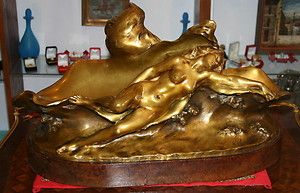 Felix Charpentier 1858B French Bronze Centerpiece RARE