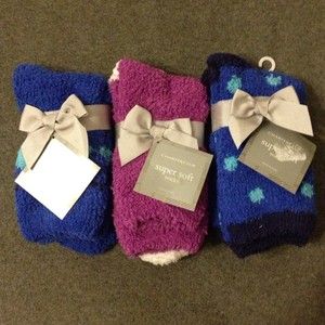 Charter Club Super Soft Warm And Fuzzy Christmas Socks 3 pack