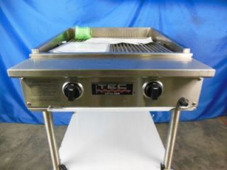 New Tec Searmaster II 25 Infra Red Charbroiler Stand Grill Natural 