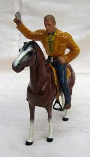 Old Hartland Plastic Cowboy Western Cheyenne Figure Toy