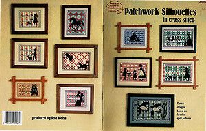 Patchwork Silhouettes in Cross Stitch 11 Designs Based on Quilts C s 