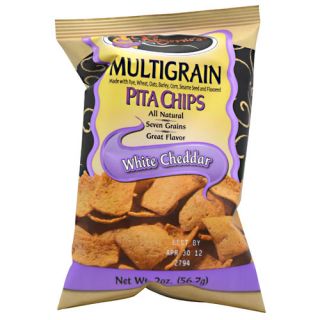   Multigrain Pita Chips 24 2oz (56.7g) Bags White Cheddar Snacks / Foods