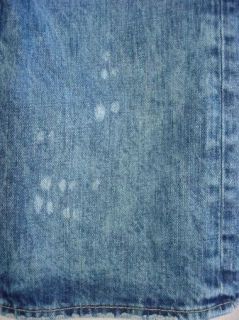 Hollister Mens Jeans Destroyed Button Fly Size 32 x 32 Measures 34 x 