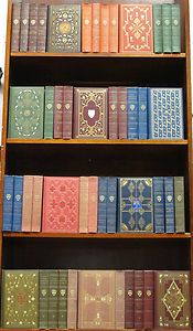   CLASSICS Rare HISTORIC BINDINGS 1st Ed ANTIQUE SET 1909 Charles Eliot