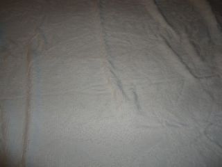 vintage king white chenille coverlet bedspread fringe 94 x 108