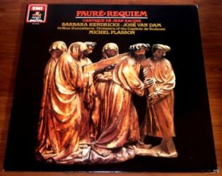 Michel Plasson Faure Requiem Barbara Hendricks 1985 Angel 38252 Vinyl 
