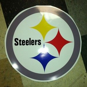 Pittsburgh Steelers Cornhole Board Decals New 14X14