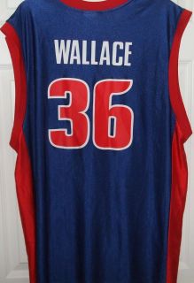 Beautiful Mens NBA x Large Rasheed Wallace Detroit Pistons Jersey No 