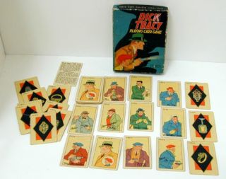this is the dick tracy playing card game it s no