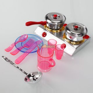 New for Children Play House Toys Simulation Tableware Kitchenware Suit 