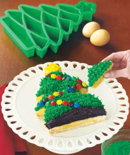 Christmas Tree Take Apart Silicone Cake Baking Pan for Cakes 