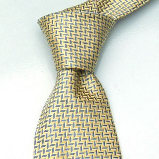 New Turnbull ASSER Tie Gold Blue Staircase