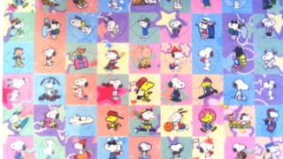   Present Snoopy and Charlie Brown Six Pages 960 Mini Stickers