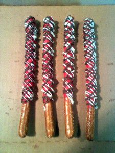 Hand Dipped Chocolate Covered Pretzel Rods 6 Free