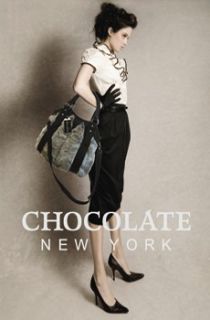 New Chocolate New York Large Fur Leatherette Shoulder Bag Olive 