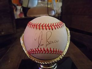 Autographed Chris Berman Jackie Robinson 50th Anniv Baseball Legends 