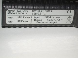 Chauvin Arnoux Current Probe Working Calibrated