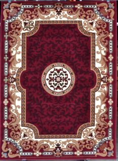   Black Blue Center Piece 5x7 Persian Area Rug Carpet Traditional
