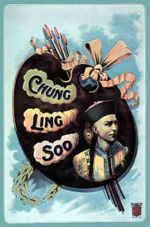 chung ling soo 1910 magic poster chung ling soo magic poster 1910 