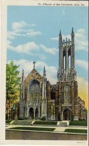 church of the covenant erie pa postcard vp 7934