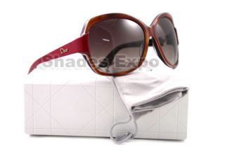 New Christian Dior Sunglasses CD Zaza 1 Red 62PJ6
