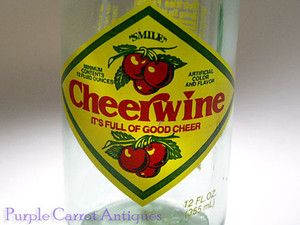 Cheerwine 75th Anniversary Commemorative Bottle w Cap